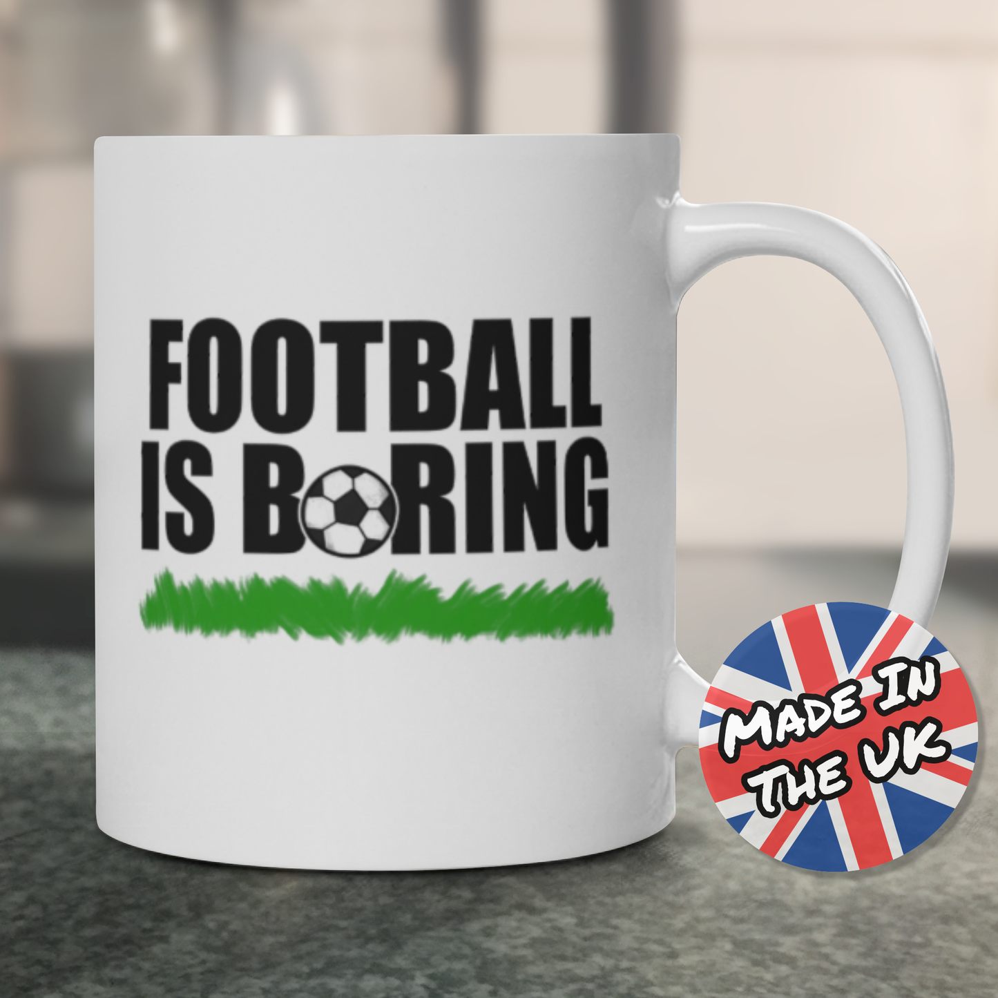 Football Is Boring Mug - Funny Football Mug - Football Joke Gift