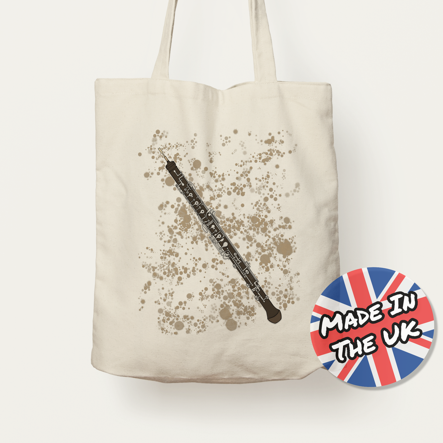 Oboe Tote Bag - Oboist Bag - Woodwind Musician Gift - Gift For Oboe Teacher