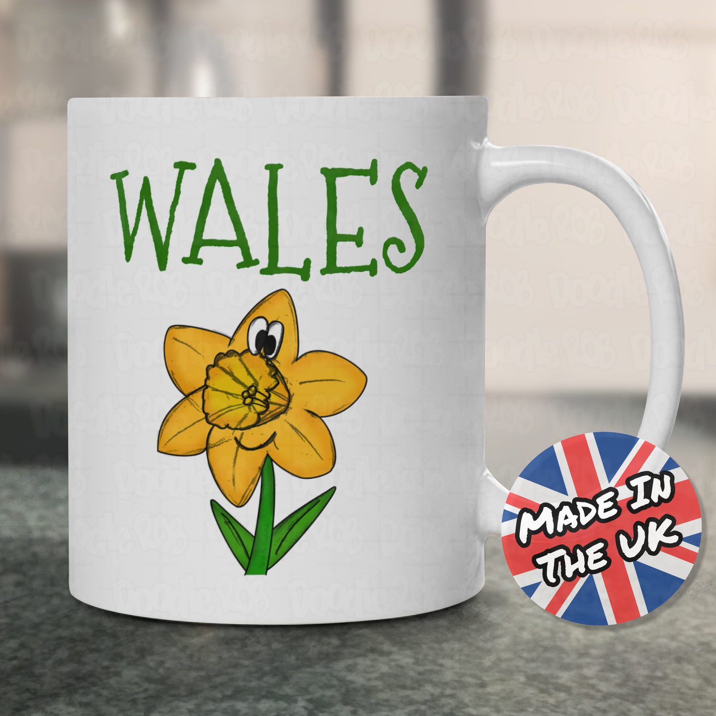 Welsh Daffodil Mug - St David's Day Gift