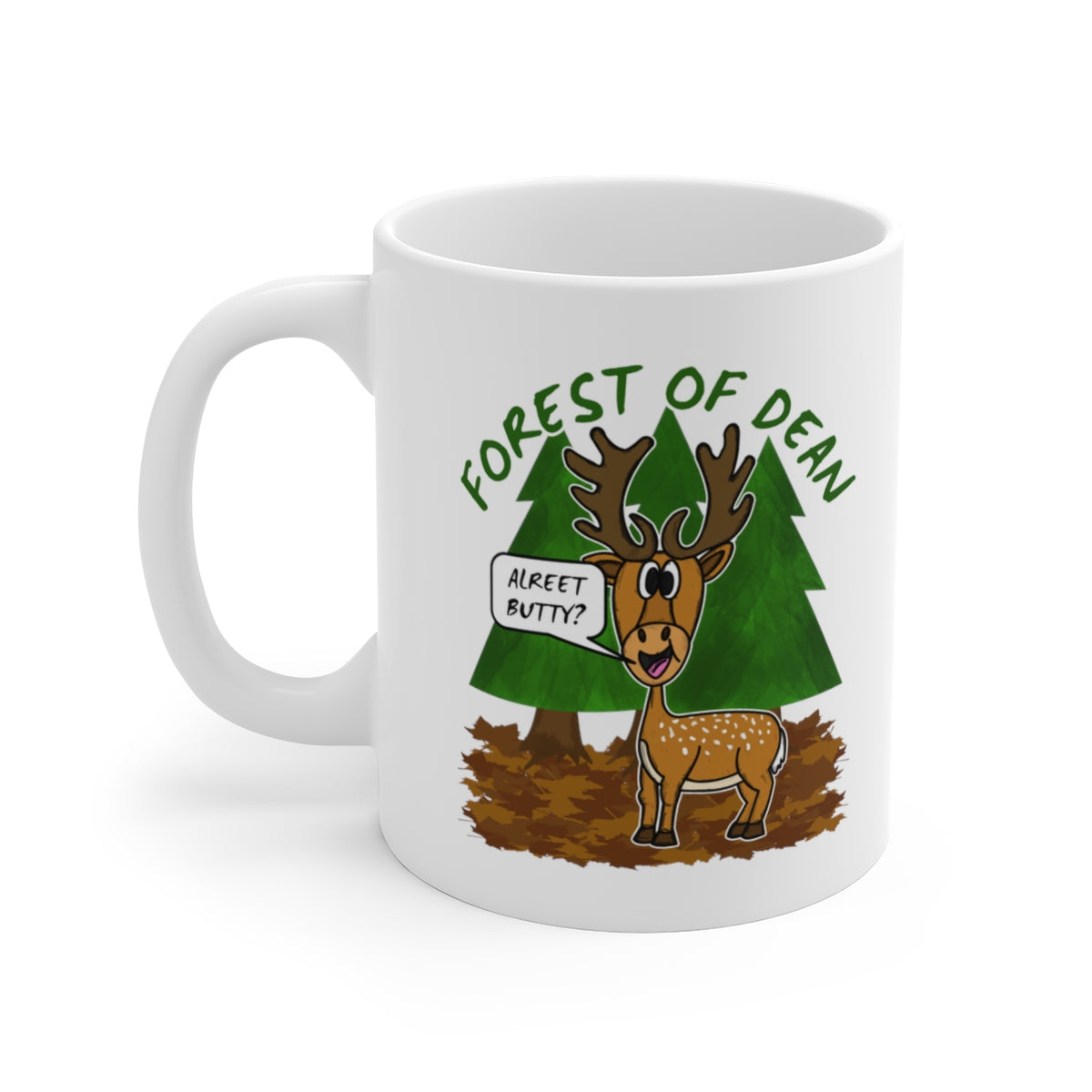 Forest Of Dean Mug - Funny Deer Mug - Gloucestershire Gift