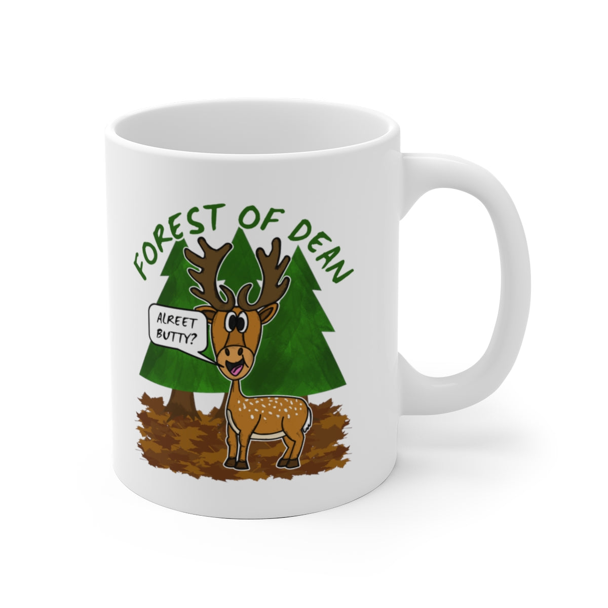 Forest Of Dean Mug - Funny Deer Mug - Gloucestershire Gift