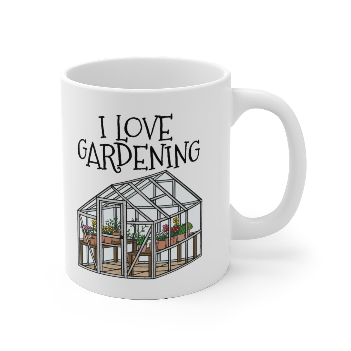Gardener Mug - I Love Gardening - Horticulturalist Gift - Plant Lover Mug