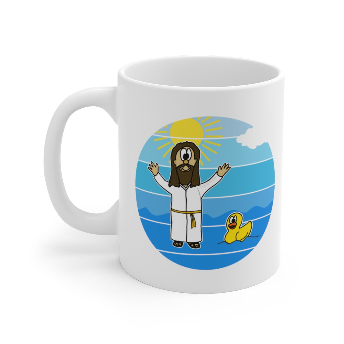 Jesus Walking On Water Mug - Funny Church Gift