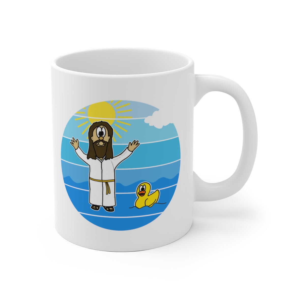 Jesus Walking On Water Mug - Funny Church Gift