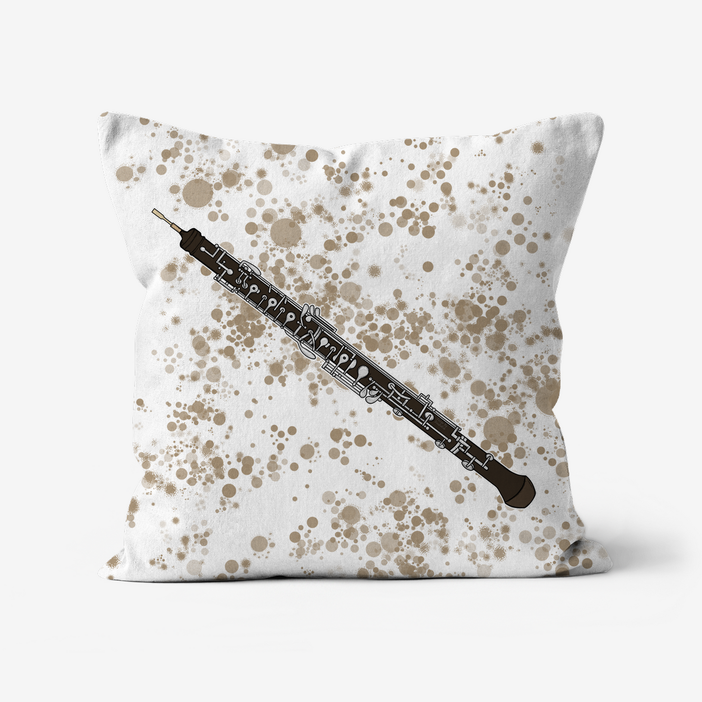 Oboe Cushion - Oboist Gift - Musician Home Decor