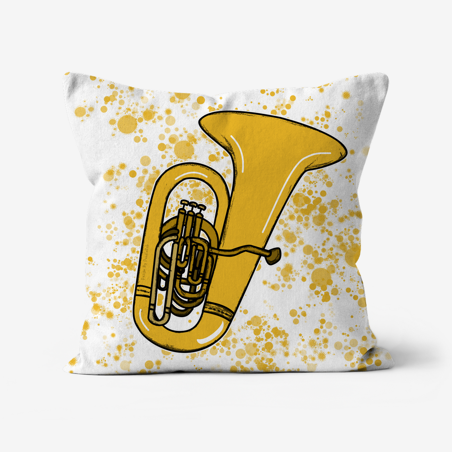 Tuba Cushion - Brass Player Gift - Musician Home Decor