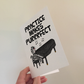 Cat Piano Greeting Card - Practice Makes Purrrfect - Pianist Birthday Card - Funny Music Teacher Card