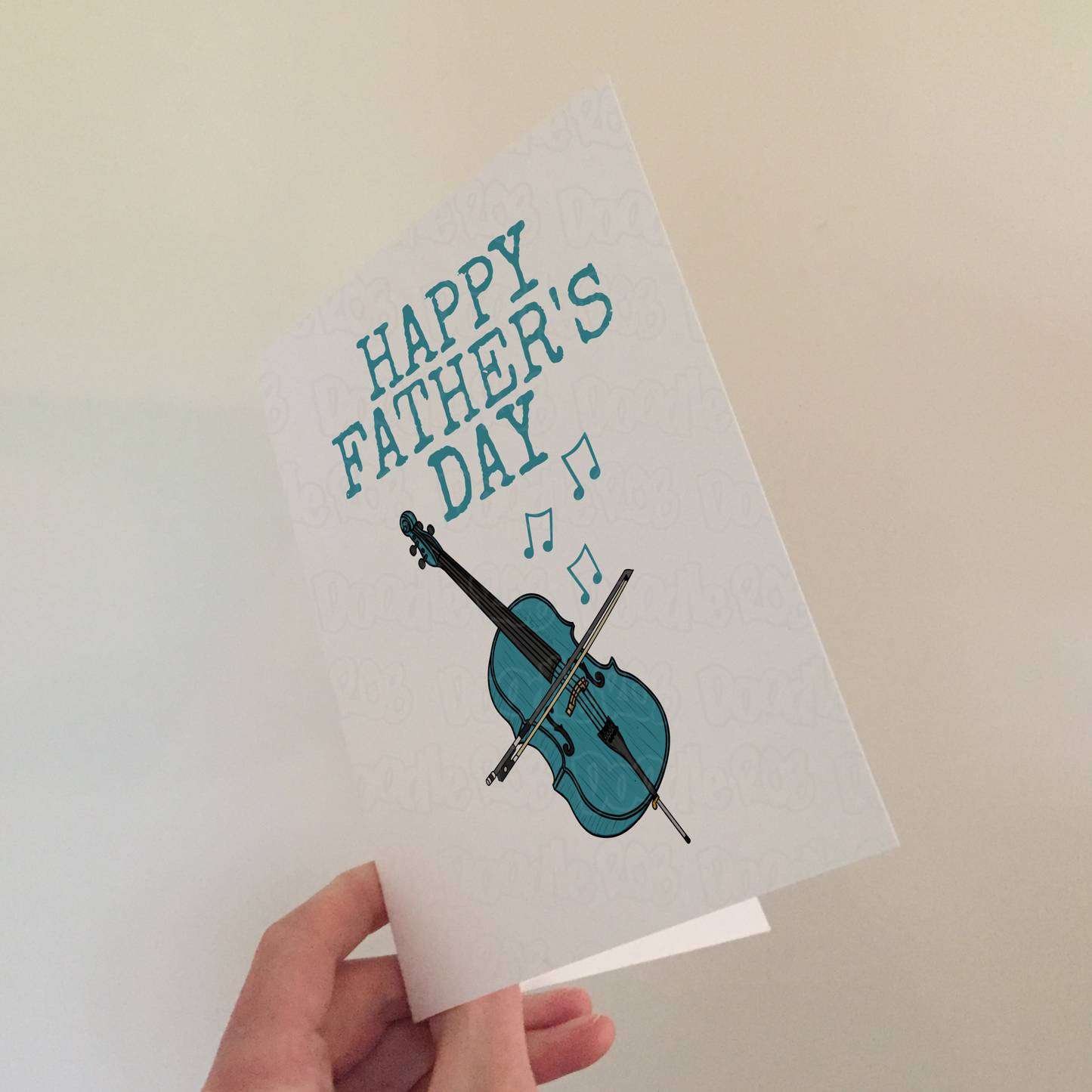 Cello Father's Day Card - Dad Cellist Musician