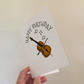 Cello Birthday Card - Cellist Greeting Card - String Quartet Birthday