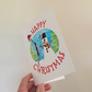 Archery Christmas Card - Xmas Card For Archer - Archery Coach Christmas Card