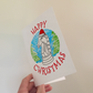 Chess Christmas Card - Chess Knight Greeting Card - Chess Player Xmas Card