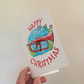 Flugelhorn Christmas Card - Horn Player Xmas Card - Brass Musician Christmas Card