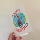 Tenor Horn Christmas Card - Horn Player Xmas Card - Brass Musician Christmas Card