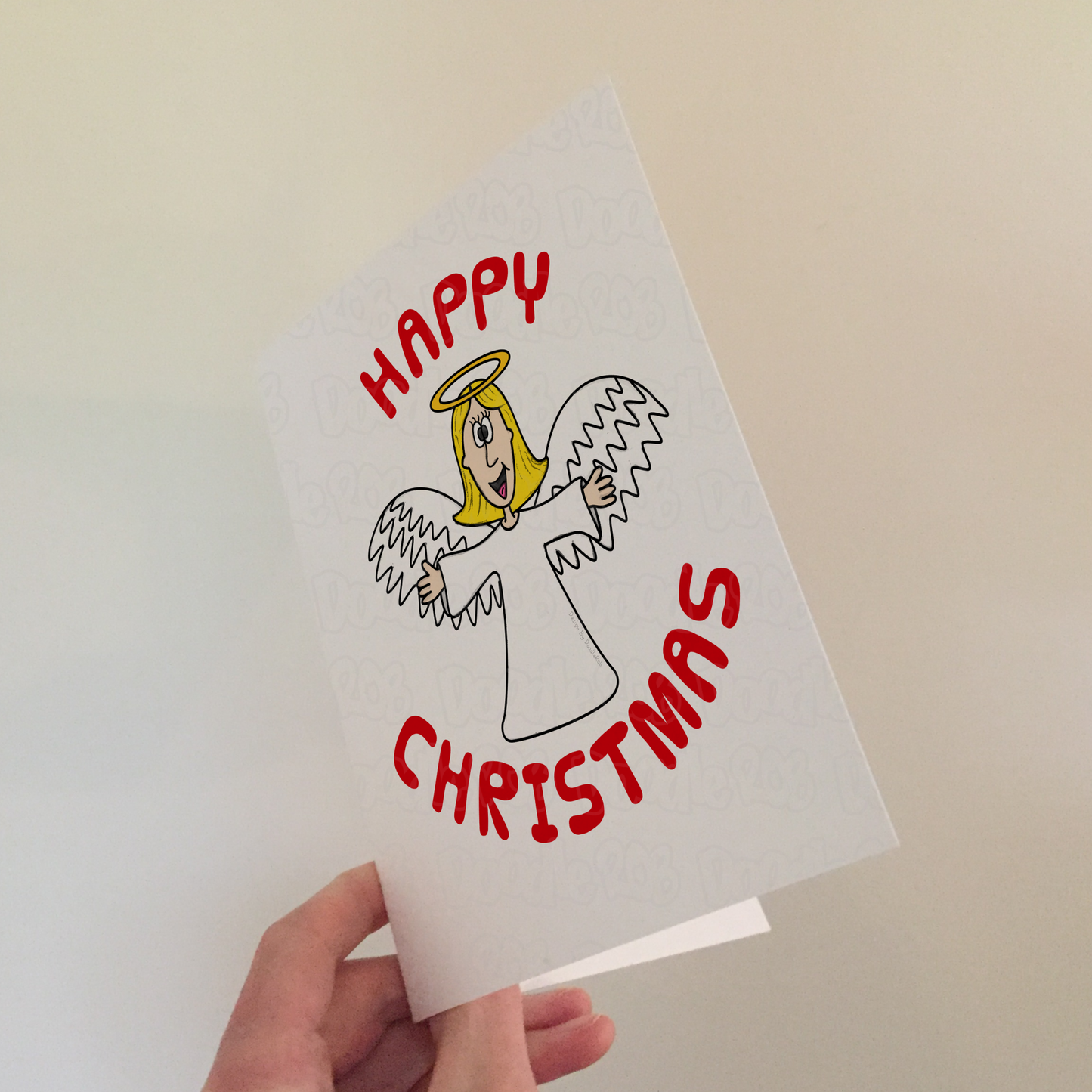 Christmas Angel Card - Nativity Card - Church Christmas Card