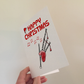 Bagpipes Christmas Card - Piper Xmas Card - Scottish Musician Christmas Card