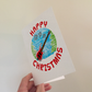 Bass Guitar Christmas Card - Bassist Xmas Card - Music Teacher Christmas Card