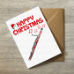 Bassoon Christmas Card - Bassoonist Xmas Card - Music Teacher Christmas Card