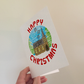 Church Christmas Card - Christian Greeting Card - Religious Christmas Card