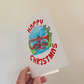 Cornet Player Christmas Card - Cornetist Xmas Card - Brass Musician Christmas Card