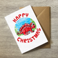 Stegosaurus Christmas Card - Dinosaur Xmas Card - Boys Christmas Card