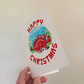 Stegosaurus Christmas Card - Dinosaur Xmas Card - Boys Christmas Card