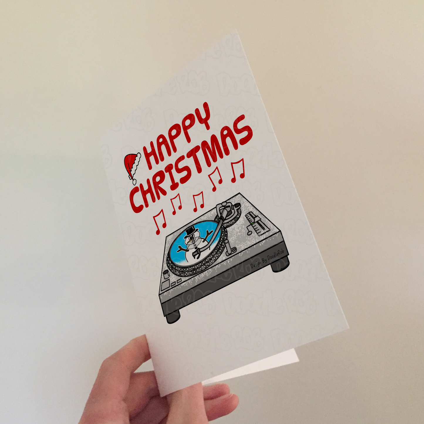 DJ Christmas Card - Music Producer Greeting Card - Musician Xmas Card