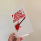 Guitarist Christmas Card - Electric Guitar Xmas Card - Musician Christmas Card