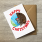 Mouse Christmas Card - Wildlife Lover Xmas Card - Nature Christmas Card