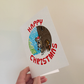 Mouse Christmas Card - Wildlife Lover Xmas Card - Nature Christmas Card