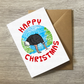 Ostrich Christmas Card - Funny Xmas Card - Sarcastic Christmas Card