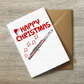 Piccolo Christmas Card - Piccoloist Xmas Card - Music Teacher Christmas Card