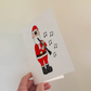 Clarinet Christmas Card - Santa Playing Clarinet - Clarinetist Woodwind Musician Xmas Card