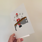 Marimba Christmas Card - Santa Playing Marimba - Percussionist Xmas Card