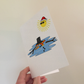 Melted Snowman Christmas Card - Christmas In July Card - Summer Xmas Card