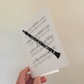 Clarinet Greeting Card - Clarinetist Birthday Card - Woodwind Musician Card