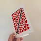 Clarinet With Hearts Greeting Card - Clarinetist Musician Valentines Anniversary Card
