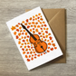 Double Bass Autumn Greeting Card - Bassist String Musician Card