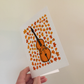 Double Bass Autumn Greeting Card - Bassist String Musician Card