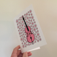 Double Bass Floral Greeting Card (Pink Flowers) - Female Bassist - String Musician Card For Girl