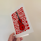 Double Bass With Hearts Greeting Card - Bassist Musician Valentines Anniversary Card