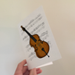 Double Bass Greeting Card (Colour) - Bassist Birthday Card - Jazz Musician Card