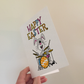 Drummer Easter Card - Easter Bunny Drumming - Kids Easter Card