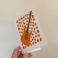Electric Guitar Autumn Greeting Card - Guitarist Musician Card