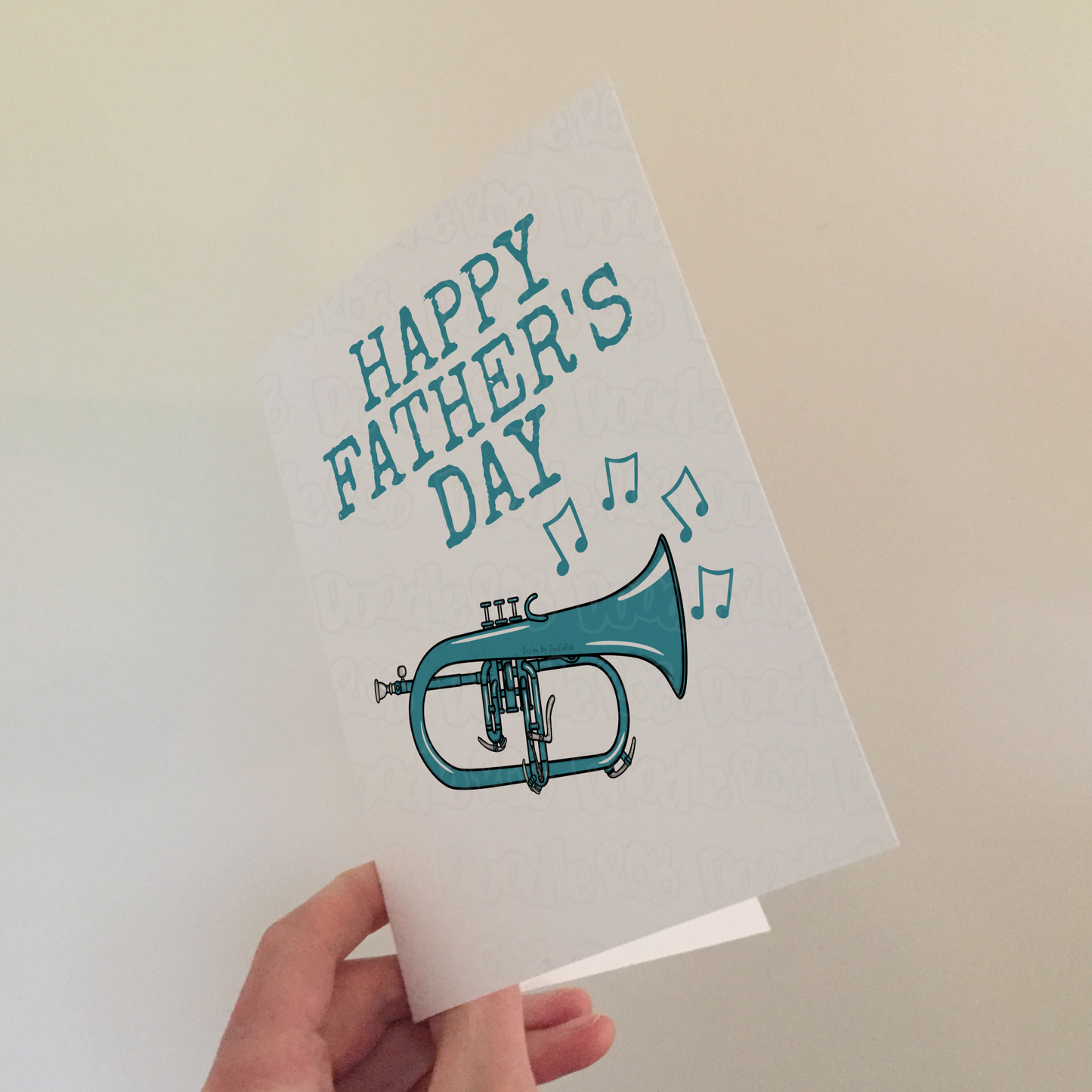 Flugelhorn Father's Day Card - Dad Brass Musician