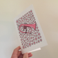 Flugelhorn Floral Greeting Card (Pink Flowers) - Female Horn Player - Brass Musician Card For Girl