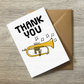 Flugelhorn Thank You Card - Brass Musician - Card For Music Teacher