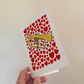 Flugelhorn With Hearts Greeting Card - Horn Player Musician Valentines Anniversary Card