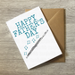 Flute Father's Day Card - Dad Flautist Woodwind Musician