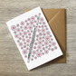 Flute Floral Greeting Card (Pink Flowers) - Female Flautist - Woodwind Musician Card For Girl