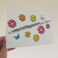 Floral Flute Greeting Card - Female Flautist - Woodwind Musician Card